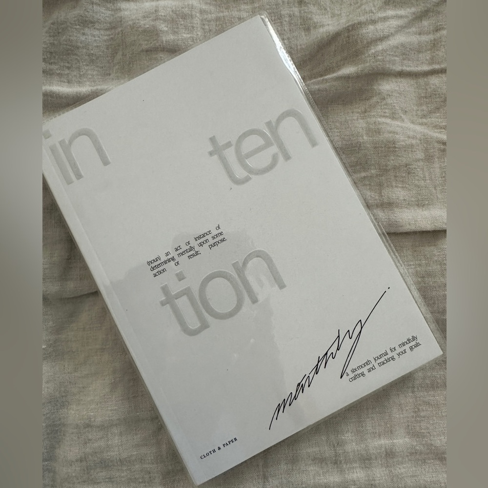 Cloth and Paper intention journal